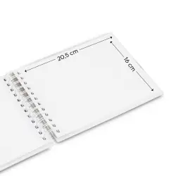 Hama  Fine Art  Spiral Mousse 24x17 50 weiße Seiten    9848