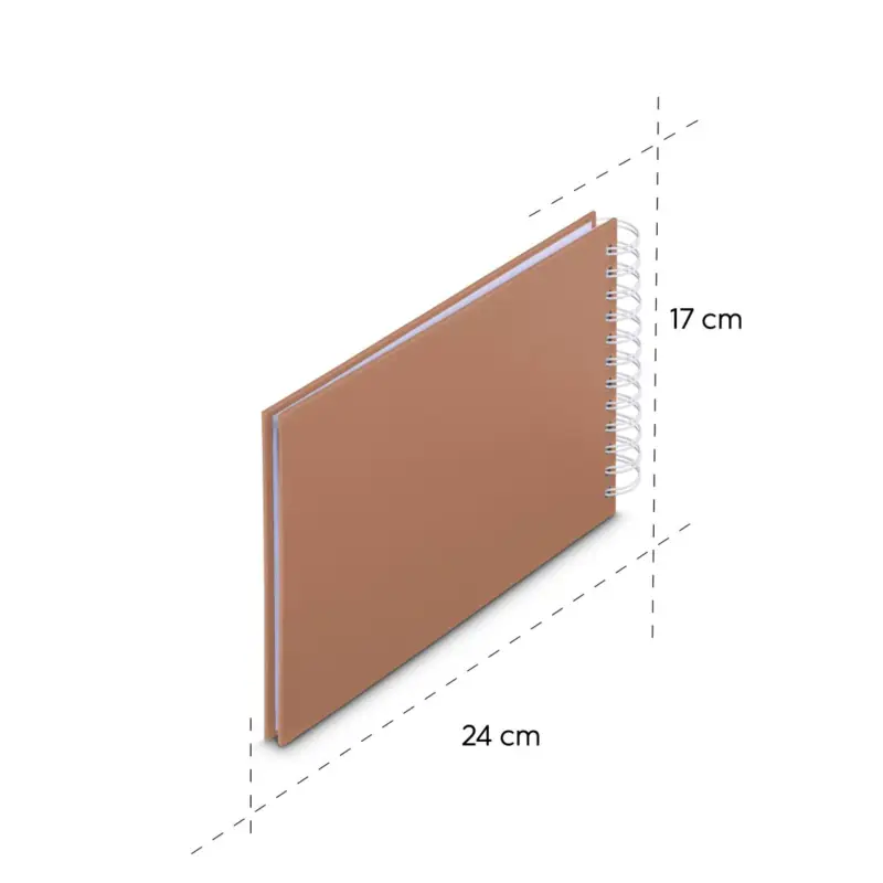 Hama  Fine Art  Spiral Mousse 24x17 50 weiße Seiten    9848