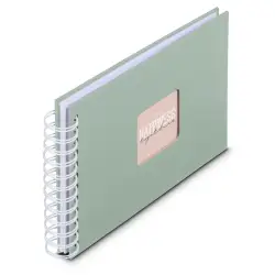 Hama  Fine Art  Spiral Salbei 24x17 50 weiße Seiten    9866