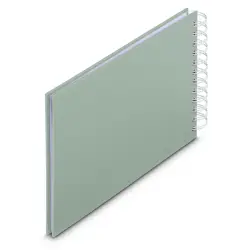 Hama  Fine Art  Spiral Salbei 24x17 50 weiße Seiten    9866