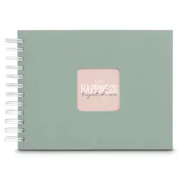 Hama  Fine Art  Spiral Salbei 24x17 50 weiße Seiten    9866