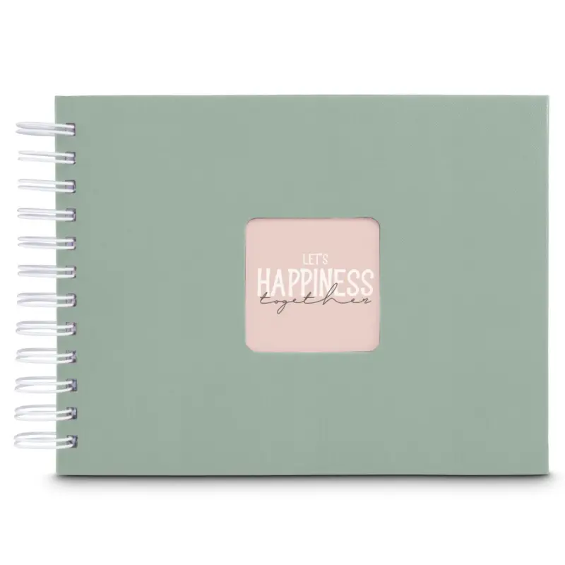 Hama  Fine Art  Spiral Salbei 24x17 50 weiße Seiten    9866