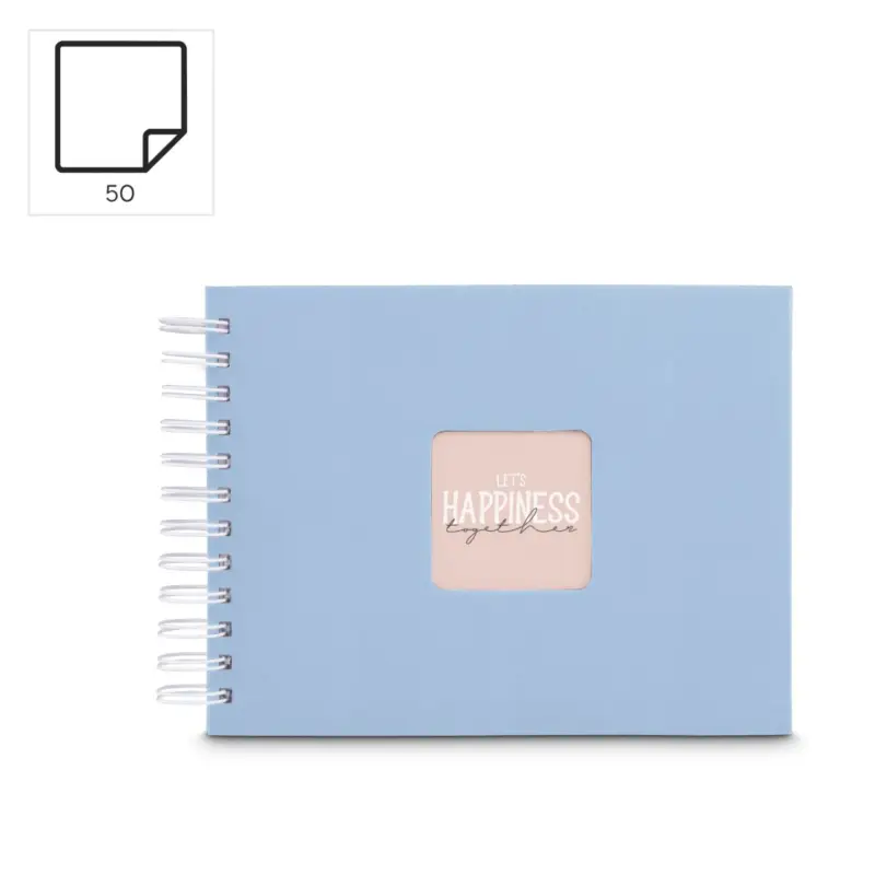 Hama  Fine Art  Spiral Lagune 24x17 50 weiße Seiten    9860