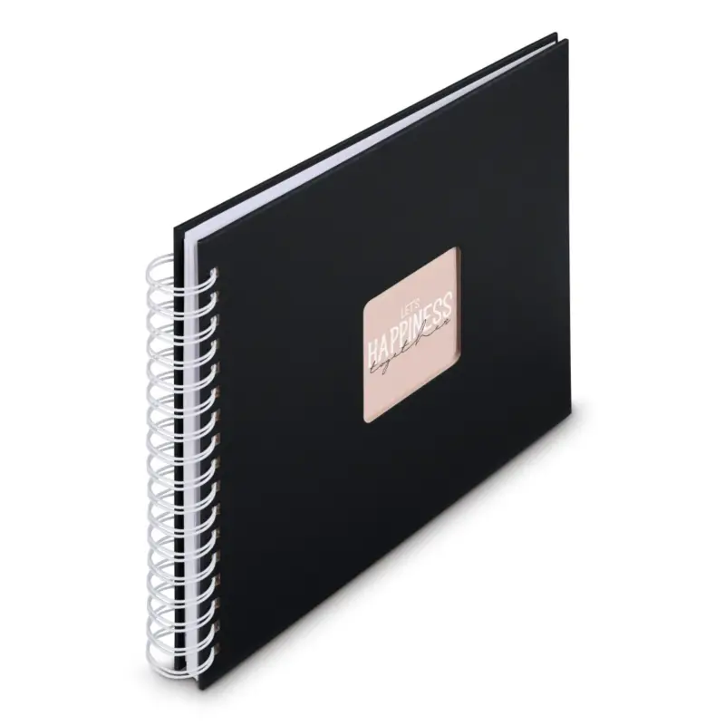 Hama  Fine Art  Spiral NewBlack 28x24 50 weiße Seiten    9831