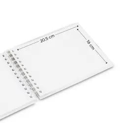 Hama  Fine Art  Spiral Salbei 24x17 50 weiße Seiten    9866