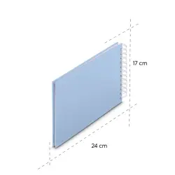Hama  Fine Art  Spiral Lagune 24x17 50 weiße Seiten    9860