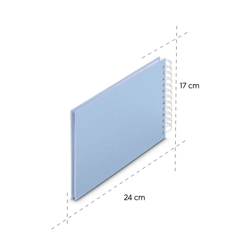 Hama  Fine Art  Spiral Lagune 24x17 50 weiße Seiten    9860