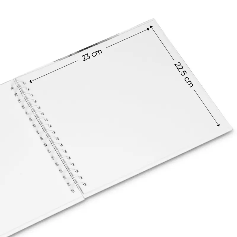 Hama  Fine Art  Spiral weiß 28x24 50 weiß Seiten    9843