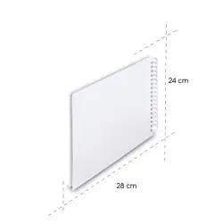 Hama  Fine Art  Spiral weiß 28x24 50 weiß Seiten    9843