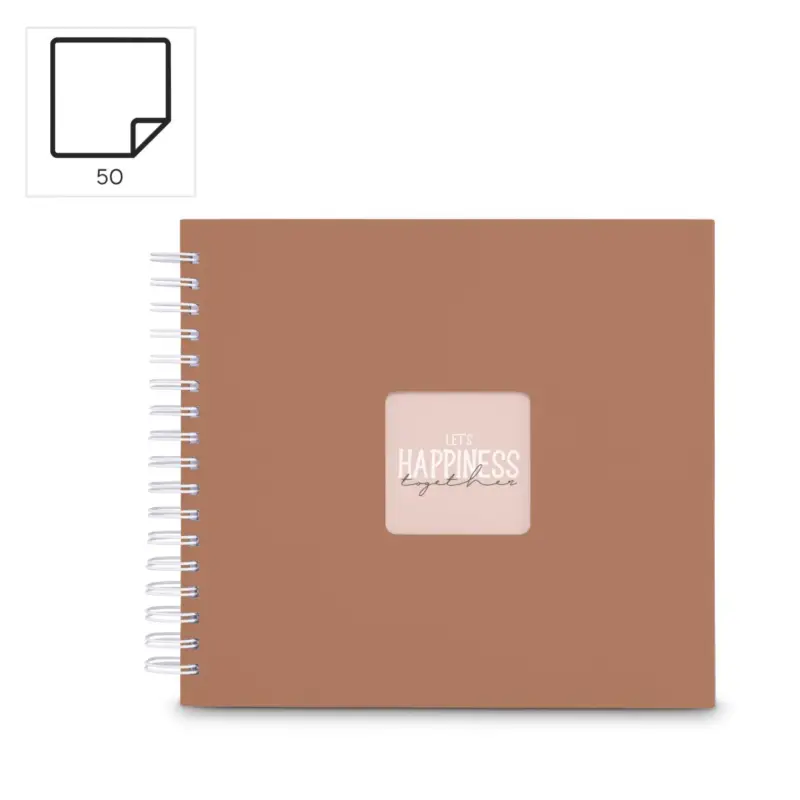 Hama  Fine Art  Spiral Mousse 28x24 50 weiße Seiten    9849