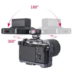 Ulanzi FALCAM F22 Mini głowica 3D F014 z dwiema szybkozłączkami Quick Release