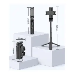 Ulanzi JJ02 Mini statyw do telefonu z pilotem Bluetooth