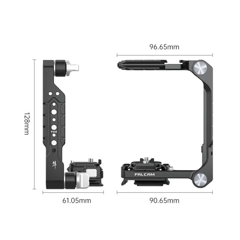 Ulanzi FALCAM F22&F38 Bracket - uniwersalna półklatka operatorska