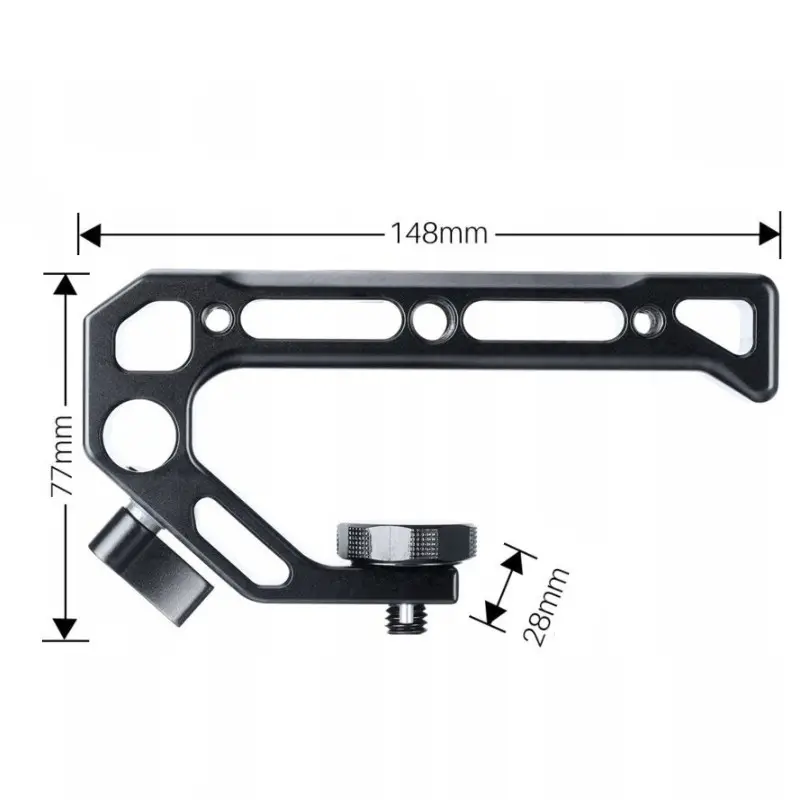 Uchwyt - szyna top handle Ulanzi UURIG R008 do klatki operatorskiej 3/8'' Arri locking pin [14,8cm]