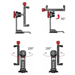 Uchwyt do telefonu Ulanzi ST-14 Iron Man III aluminiowy