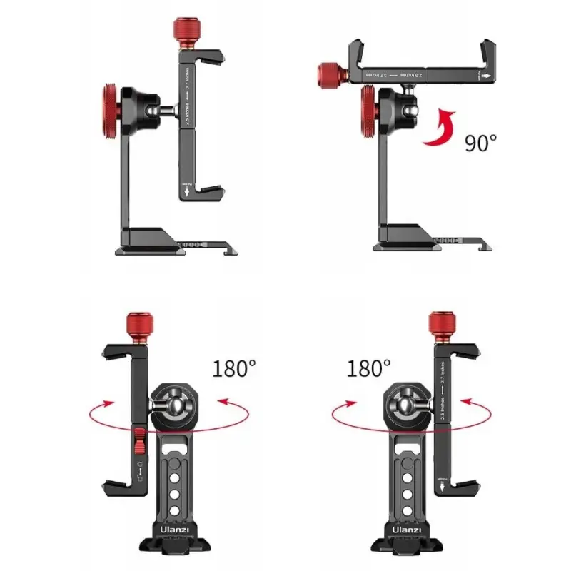 Uchwyt do telefonu Ulanzi ST-14 Iron Man III aluminiowy
