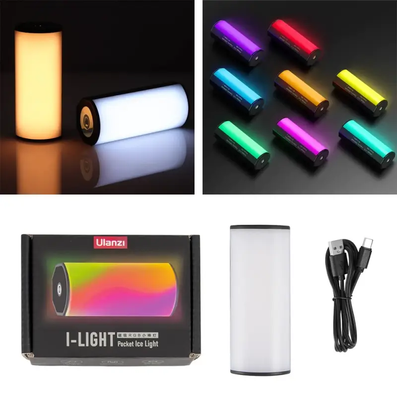 Lampa LED mini tuba Ulanzi I-Light 2500-9000K + RGB