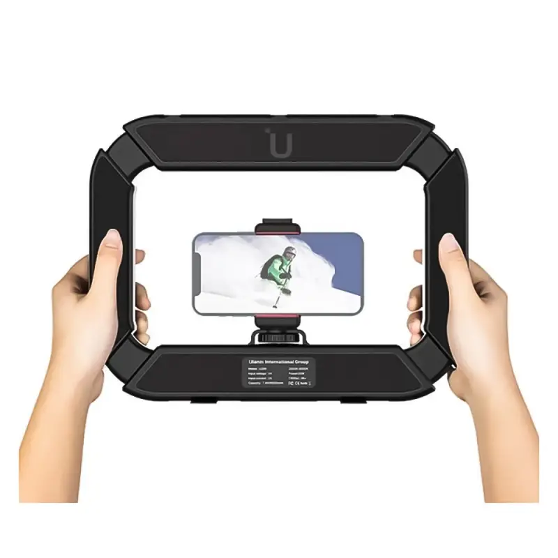 Lampa LED z uchwytem na telefon Ulanzi U200