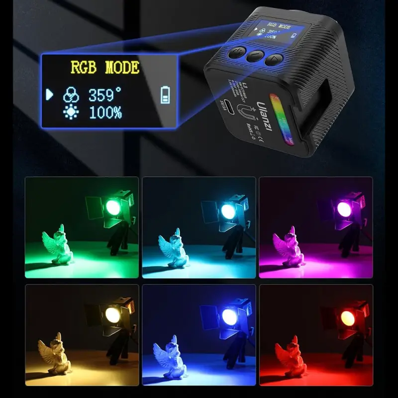 Miniaturowa lampa LED Ulanzi L3 2700-7000K + RGB