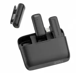 Bezprzewodowy zestaw mikrofonowy ULANZI J12 [iPhone/iPad] czarny