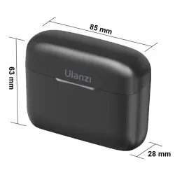 Bezprzewodowy zestaw mikrofonowy ULANZI J12 [iPhone/iPad] czarny