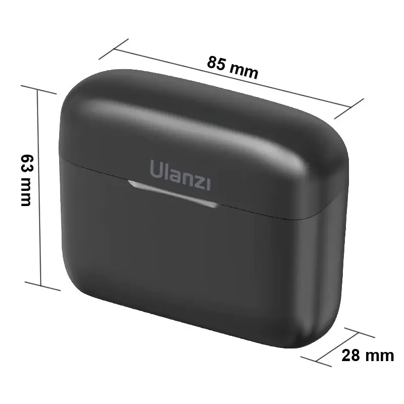 Bezprzewodowy zestaw mikrofonowy ULANZI J12 [iPhone/iPad] czarny