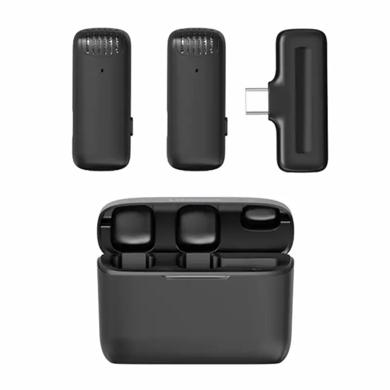 Bezprzewodowy zestaw mikrofonowy ULANZI J12 [USB-C] czarny