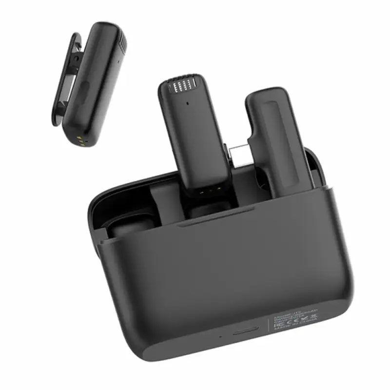 Bezprzewodowy zestaw mikrofonowy ULANZI J12 [USB-C] czarny