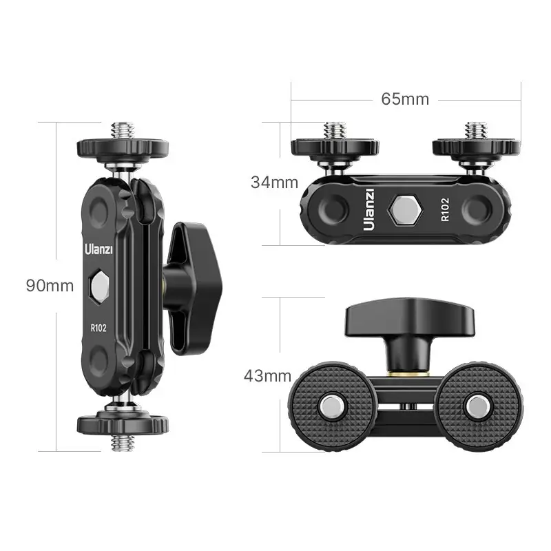 Uchwyt przegubowy magic arm Ulanzi R102 2x 1/4'' [9cm]