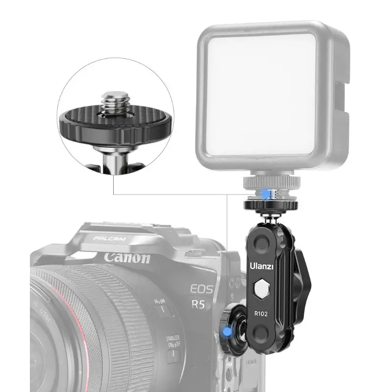 Uchwyt przegubowy magic arm Ulanzi R102 2x 1/4'' [9cm]