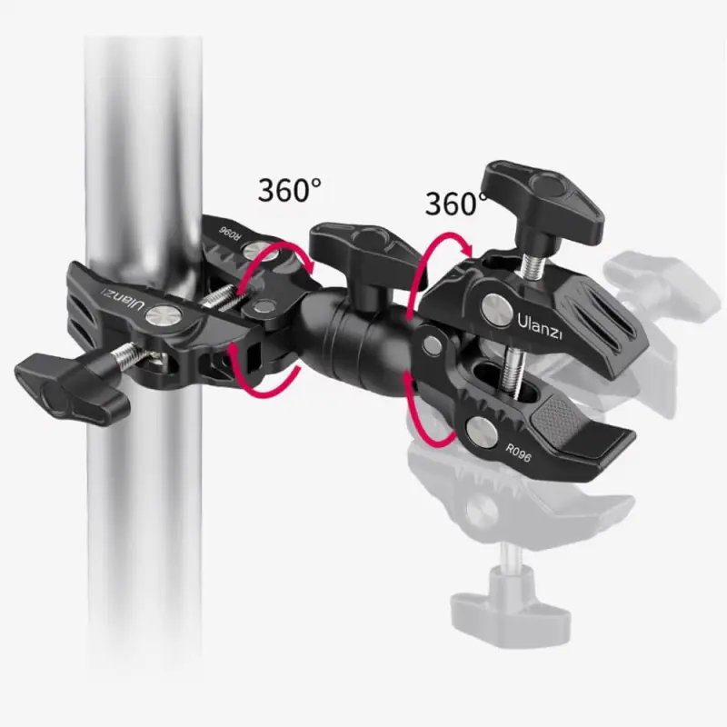 ULANZI R096 podwójny uchwyt crab clamp