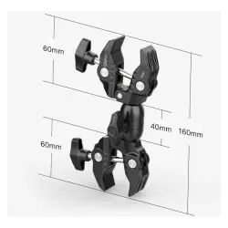 ULANZI R096 podwójny uchwyt crab clamp