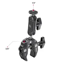 Uchwyt ULANZI R094 crab clamp z ramieniem magic arm 1/4'' [14cm]