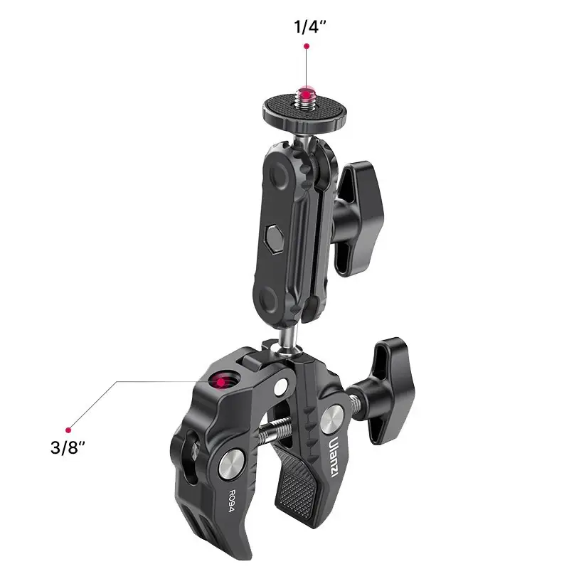 Uchwyt ULANZI R094 crab clamp z ramieniem magic arm 1/4'' [14cm]