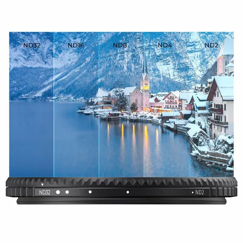 Filtr szary regulowany K&F Concept Nano-X True Color ND2-ND32 62mm