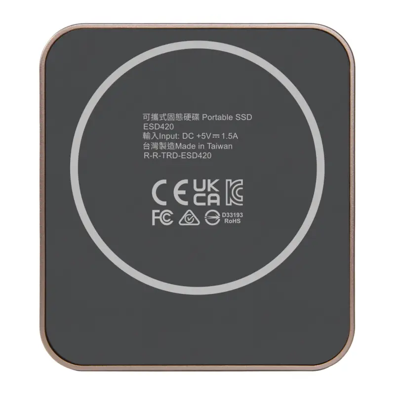 Transcend Portable SSD       1TB Magnetic R/W 2000/2000 Rose Gold