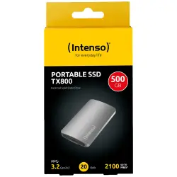 Intenso externe SSD TX800  500GB USB 3.2 USB-C 2100MBs Alu anthra