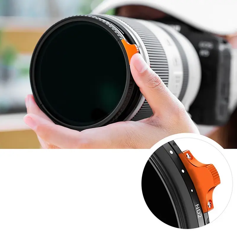 Filtr szary regulowany Fader NDX K&F Concept Nano-X ND2-ND400 55mm