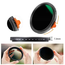 Filtr szary regulowany Fader NDX K&F Concept Nano-X ND2-ND400 55mm