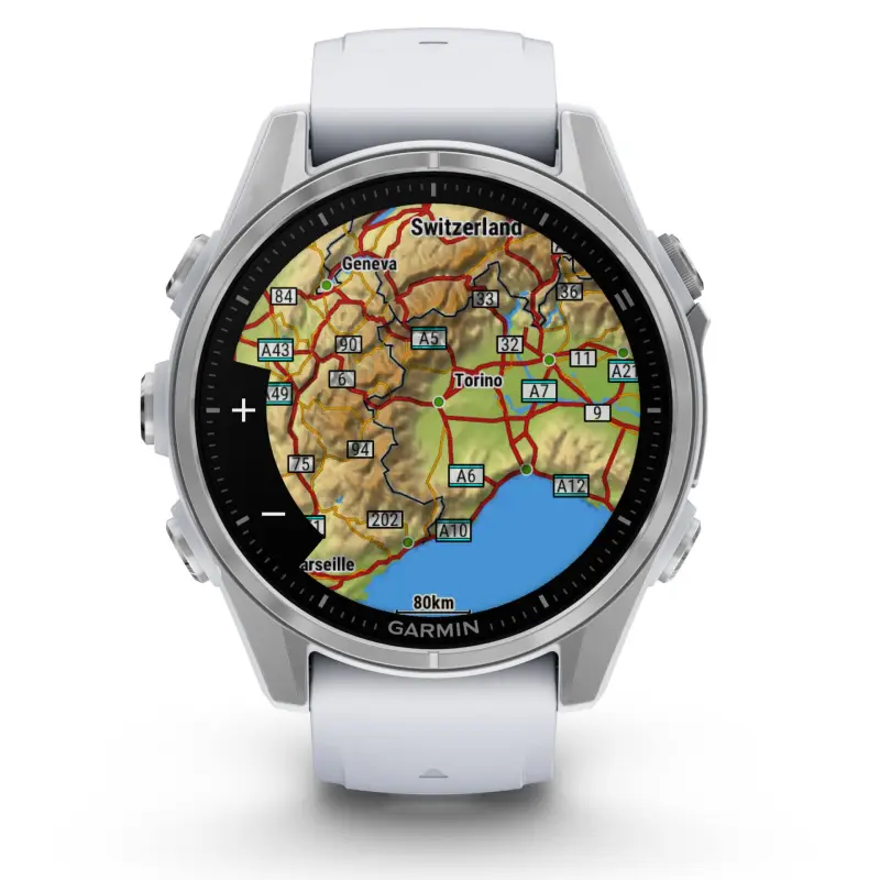 Garmin fenix 8 (43mm) Bialy/Srebrny