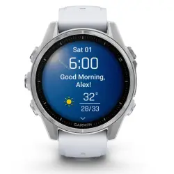 Garmin fenix 8 (43mm) Bialy/Srebrny