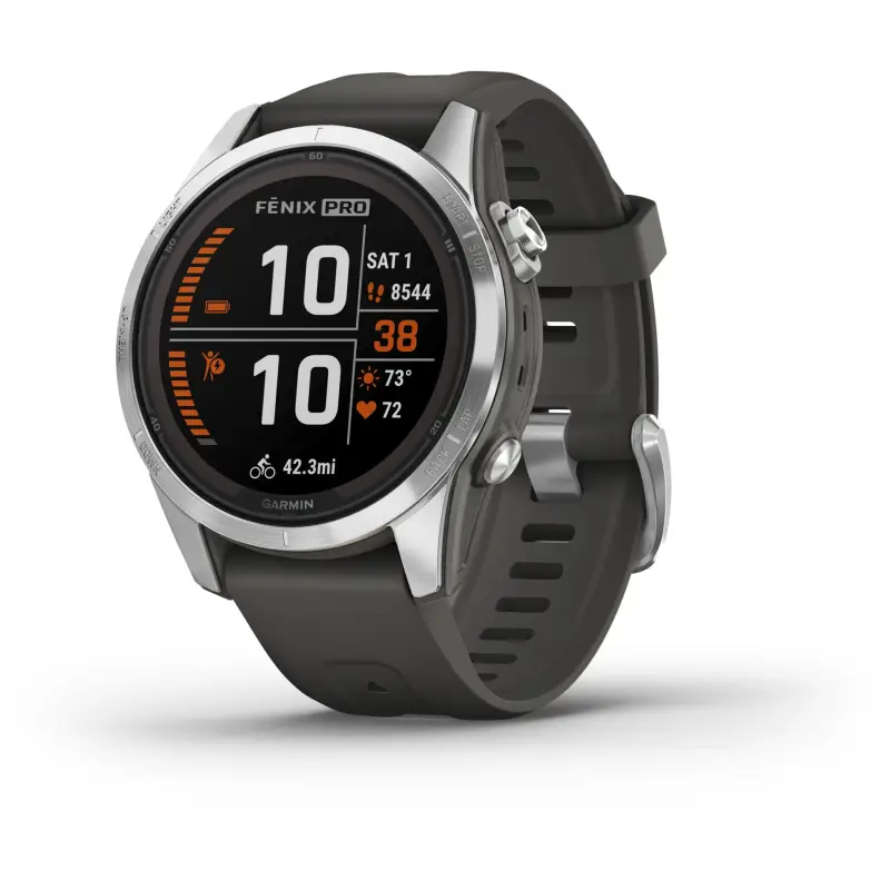 Garmin Fenix 7S Pro Solar (20mm) graphite/steel