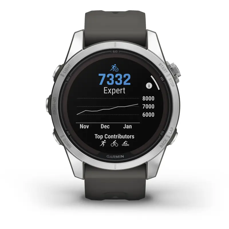 Garmin Fenix 7S Pro Solar (20mm) graphite/steel