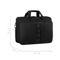 Wenger Legacy Black Series 16 Laptop Briefcase black