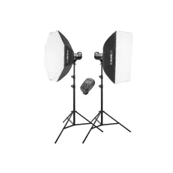 GlareOne Antares 600 Basic Kit - zestaw oświetlenia studyjnego