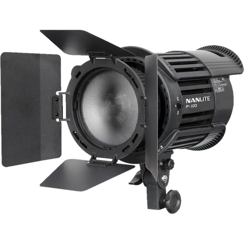 Nanlite CN-18X fresnel lens +barndoors for P100 and P200