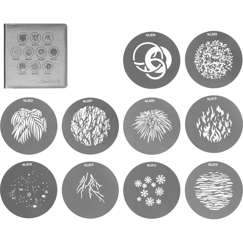 Nanlite GOBO Set 2 for PJ-BM
