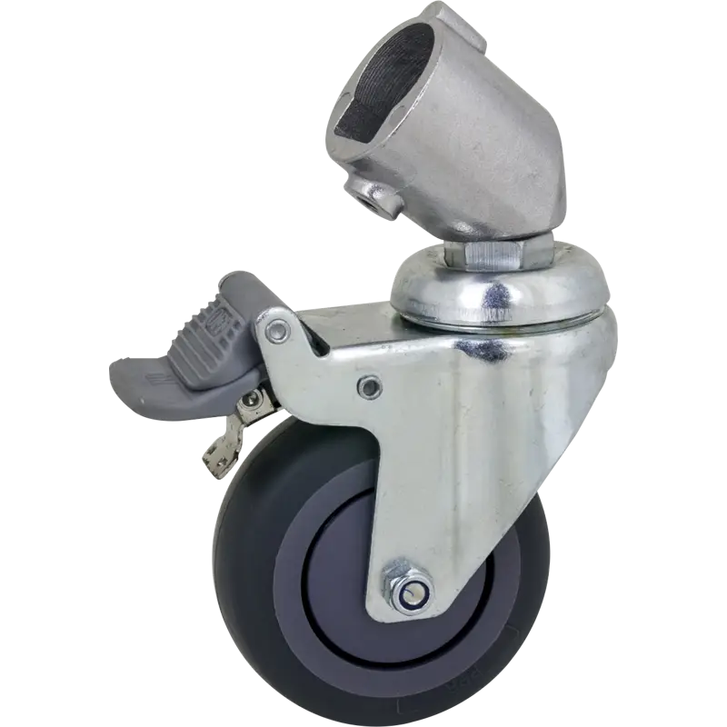 Kupo KC-080R 75mm Caster with Brake 22mm Round Adapter Set of Three