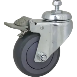 Kupo KC-100 100mm Caster with Brake M10 Thread Adapter Set of Three