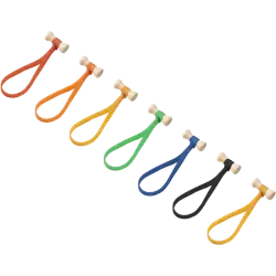 Kupo Elastic Cable tie 5" -10pcs Mixed color